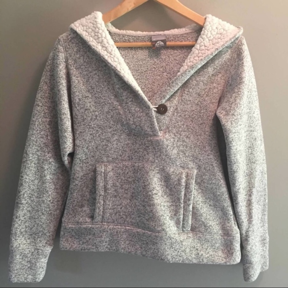 Nike ACG Heathered Grey Hoodie Sweatshirt Size M